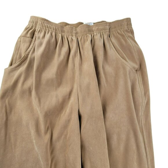 Koret Womens Pants Petite Size 12P Tan Pull-On Elastic Waist Camel Tan JH1783 - Picture 6 of 8